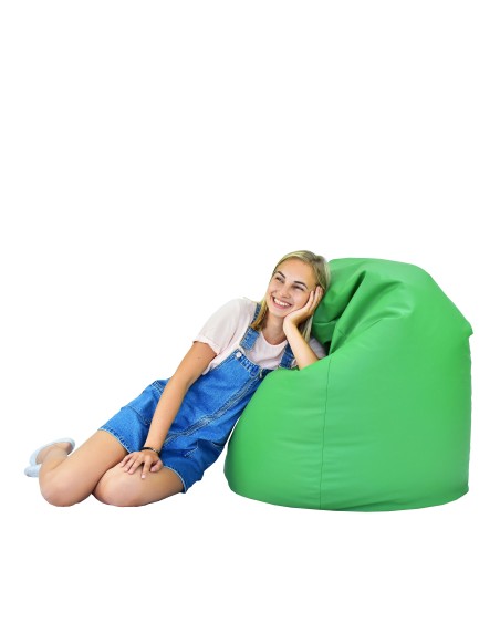 Sedací vak hruška zelená