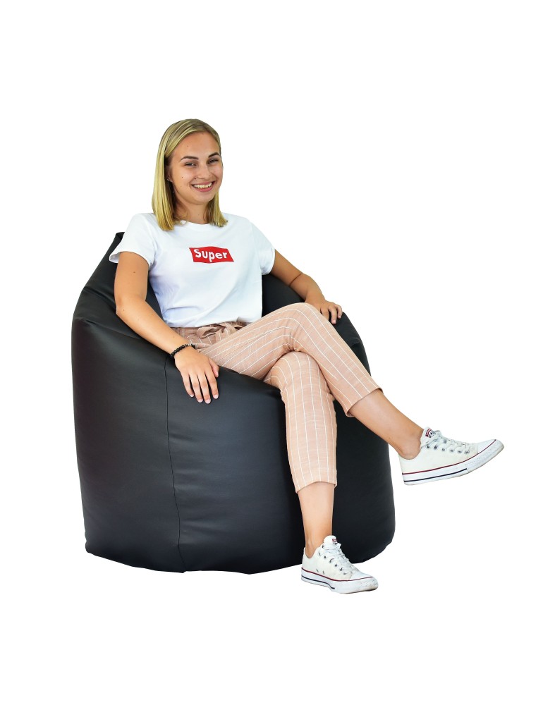 Sedací vak hruška čierna