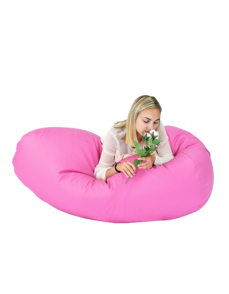 Sedací vak hruška ružová EMI