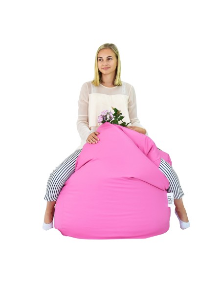 Sedací vak hruška ružová EMI