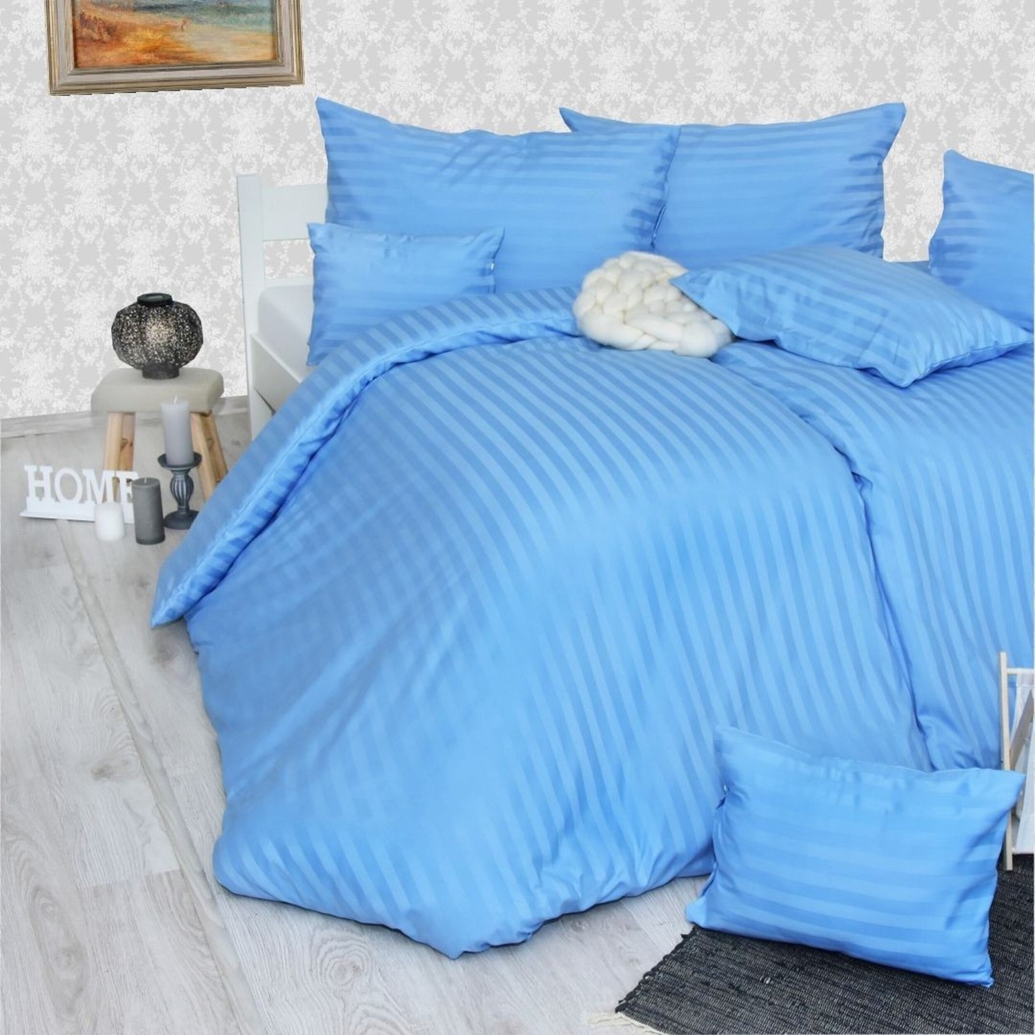 lenjerie_pat_damasc_albastru_emi_bumbac_lux_slovacia