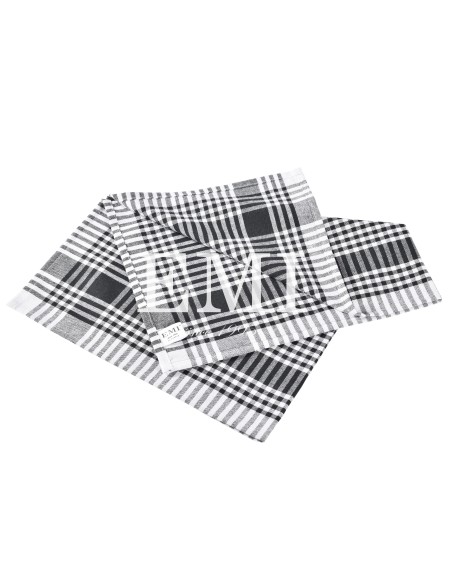 Črn set 3 kuhinjskih krp EMI