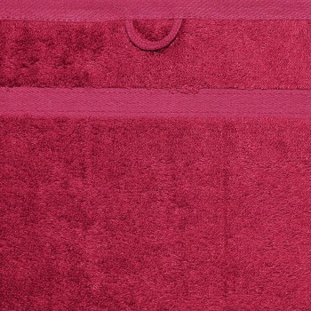 Sada bordovej bambusovej osušky a uteráka EMI