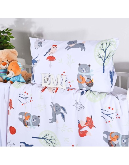 lenjerie_copii_model_animale_padure_slovacia