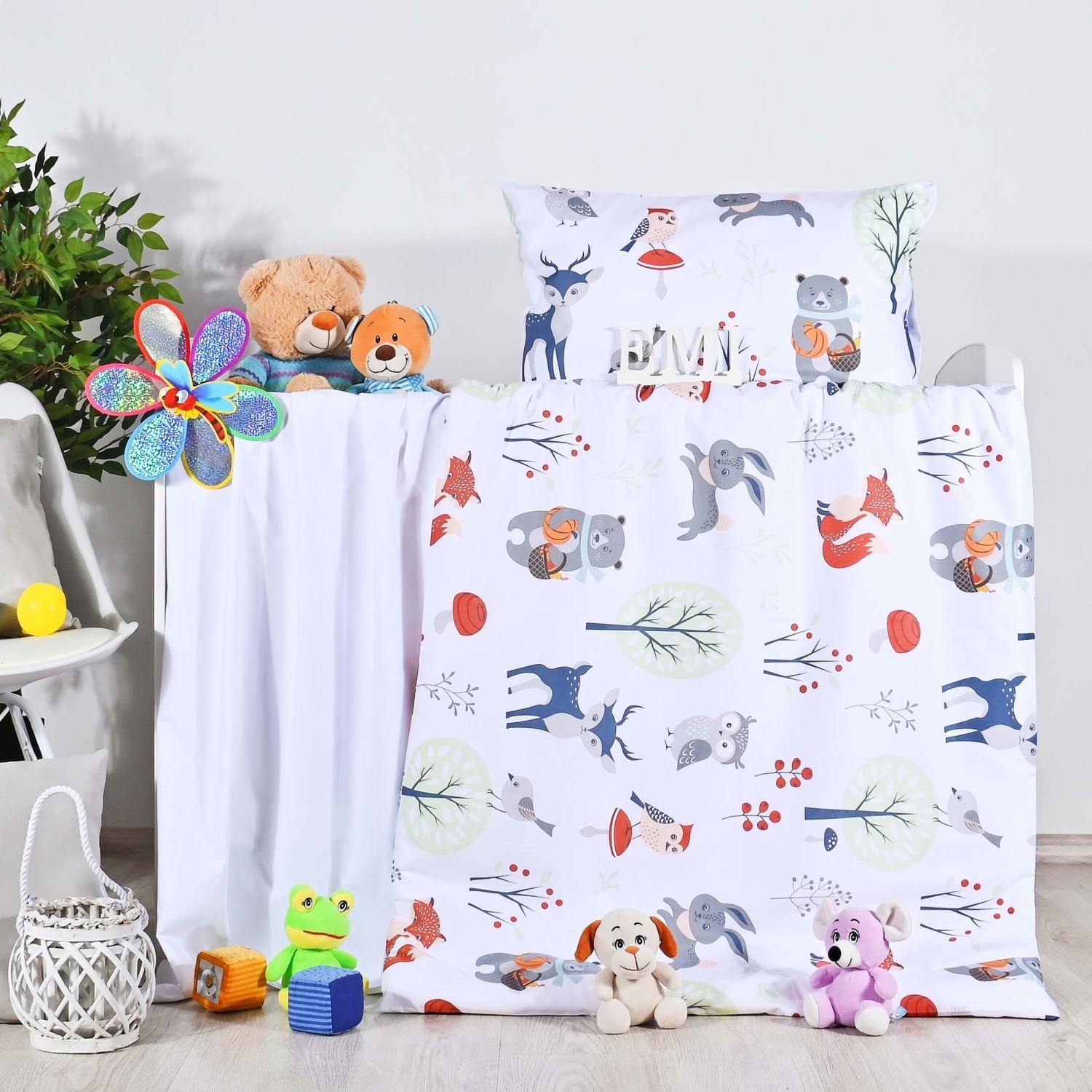 lenjerie_pat_copii_forest_bumbac_deluxe_emi