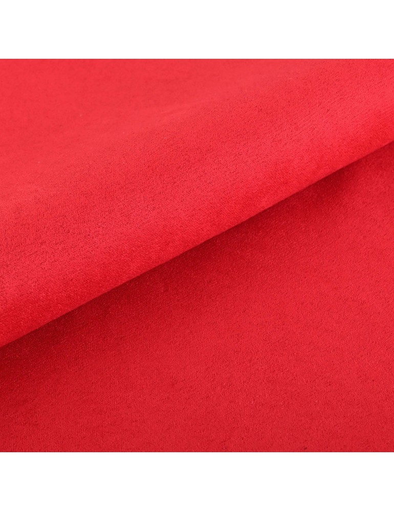 Metráž semiš červený S8 EMI