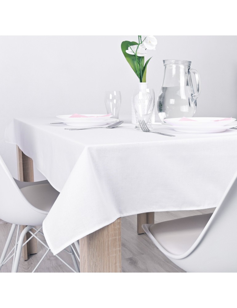 Obrus na stôl biely Classic 140x180 cm EMI Obrus na stôl biely Classic 140x180 cm EMI