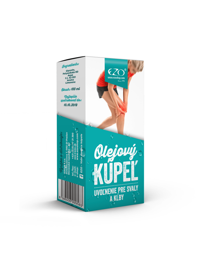 Olej do kúpeľa na uvoľnenie svalov a kĺbov 100 ml EZO Olej do kúpeľa na uvoľnenie svalov a kĺbov 100 ml EZO