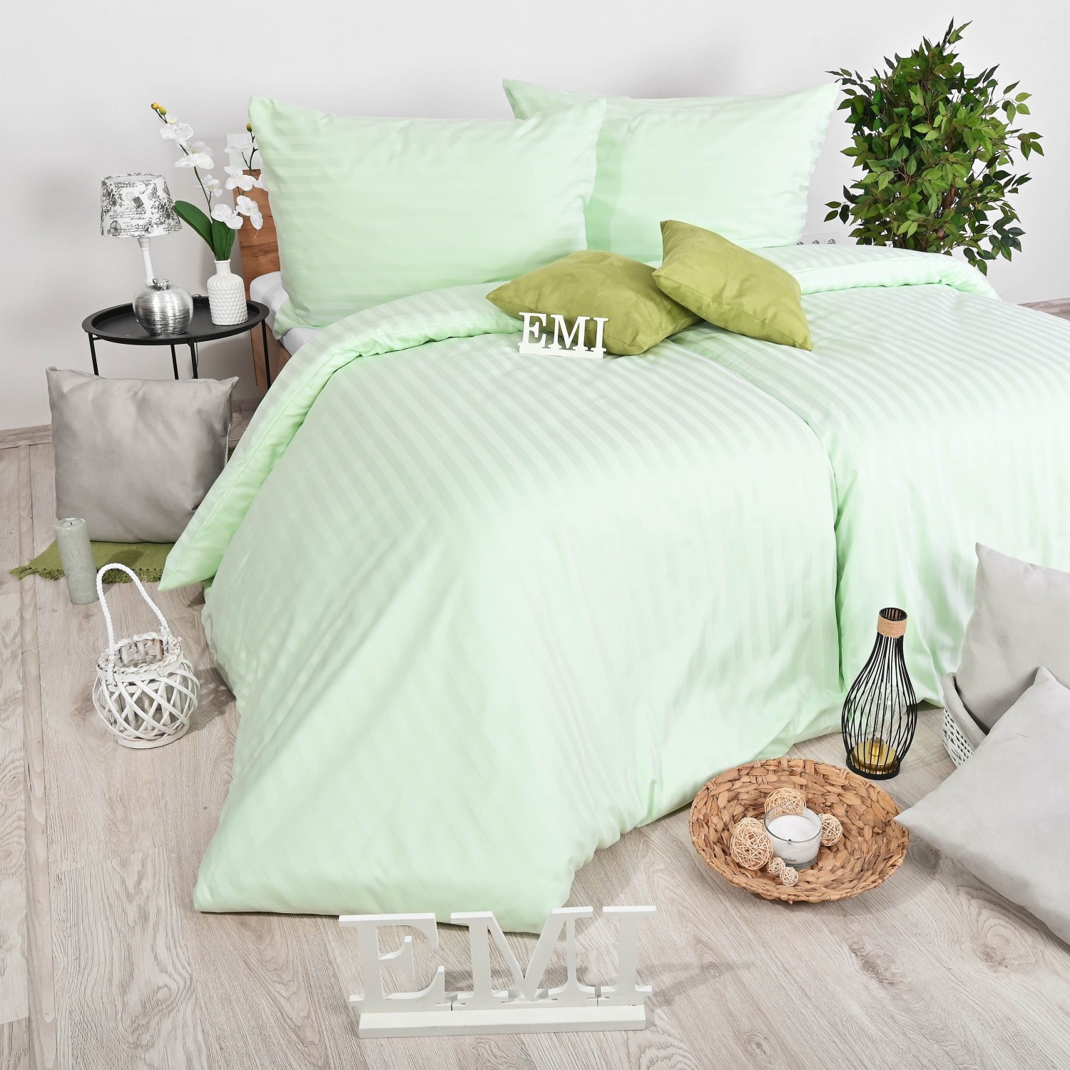 lenjerie_pat_damasc_verde_emi_bumbac_100_lux_slovacia