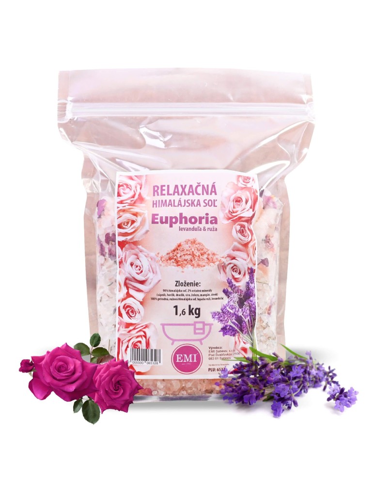 Relaxačná himalájska soľ Euphoria 1600 g EMI