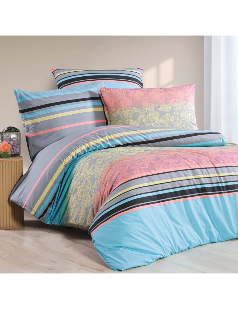 lenjerie_bumbac_Daby_turcoaz_EMI