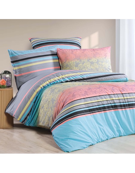 lenjerie_bumbac_Daby_turcoaz_EMI