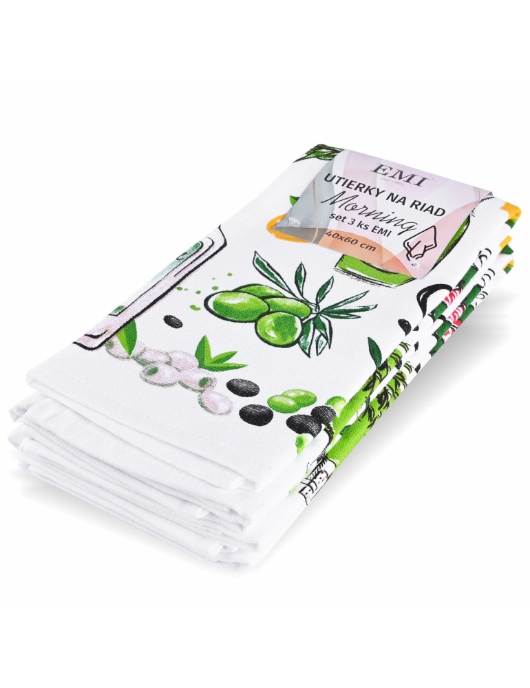 Utierky na riad Olive Oil set 3 ks EMI Utierky na riad Olive Oil set 3 ks EMI