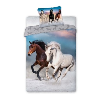 lenjerie_bumbac_Horses_140x200+70x90_cm_FARO