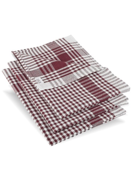 Komplet 3 kuhinjskih krp bordo EMI