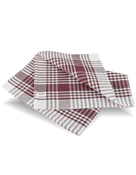 Komplet 3 kuhinjskih krp bordo EMI