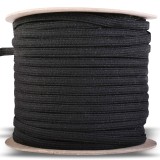 Rufe textile negre din cauciuc 5 mm puternice, durabile și rezistente