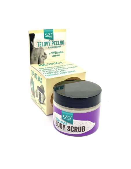 Exfoliant corporal cu minerale balsam de lămâie și ulei de nucă de cocos 120 g EZO