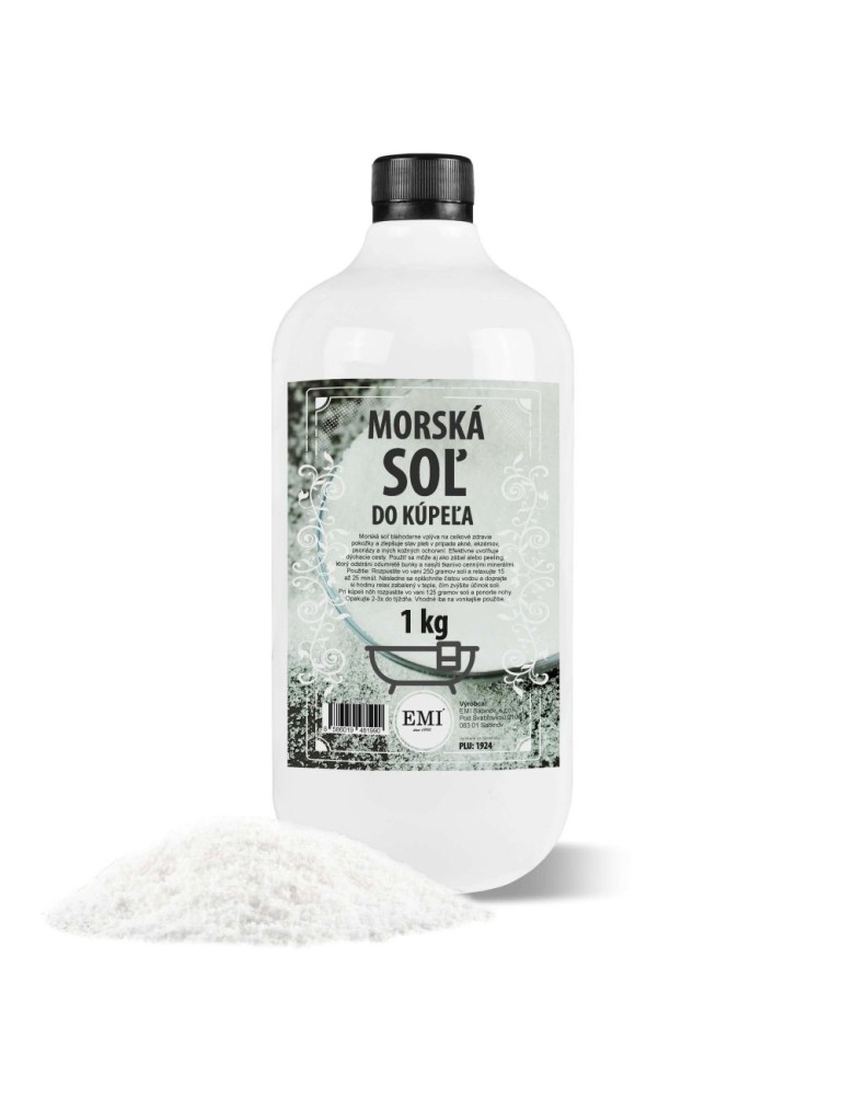 Morská soľ do kúpeľa 1 kg Morská soľ do kúpeľa 1 kg
