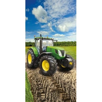 Plážová osuška Traktor 70x140 cm FARO