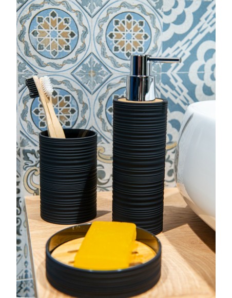 Dávkovač tekutého mydla čierny Ksanti