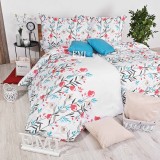 lenjerie_pat_alba_bumbac_100_deluxe_model_floral_emi