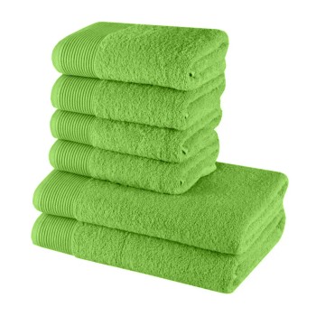 Sada_6_kusov_bavlnenych_osušiek_a_uterakov_Bella_zelena_EMI