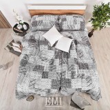 set_complet_lenjerie_pat_mizar_bumbac_natural_100