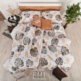 set_complet_lenjerie_pat_phoenix_bumbac_natural_deluxe