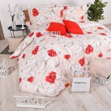 set_complet_lenjerie_pat_poppy_bumbac_natural