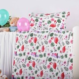 lenjerie_pat_copii_flamingos_emi_bumbac_100_inalta_calitate_roz