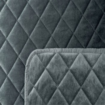 Cuvertură de pat gri închis 200x220 cm