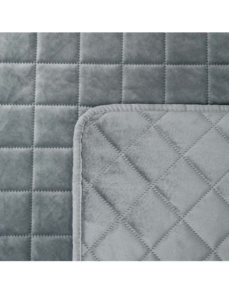 Cuvertură de pat gri 220x240 cm FARO – elegantă și versatilă