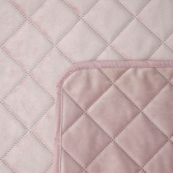 Cuvertură de pat roz antic 220x240 cm FARO – elegantă și practică