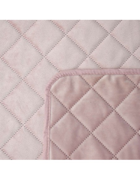 Cuvertură de pat roz antic 220x240 cm FARO – elegantă și practică
