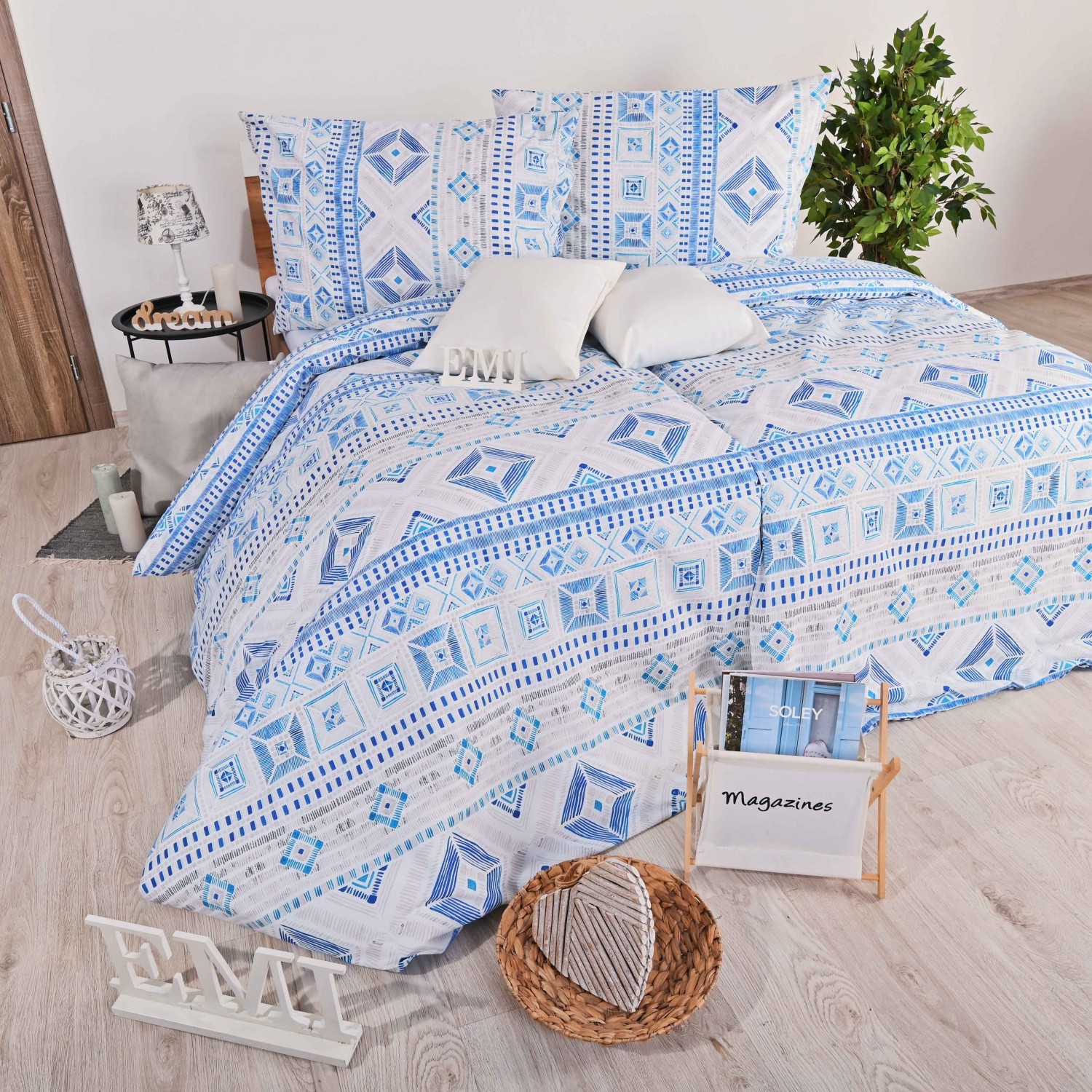 lenjerie_pat_ariana_emi_bumbac_100_deluxe_alb_albastru