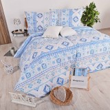 lenjerie_pat_ariana_emi_bumbac_100_deluxe_alb_albastru