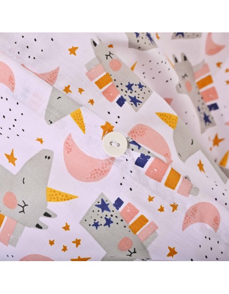 Bumbac lenjerie de pat pentru copii Unicorn EMI