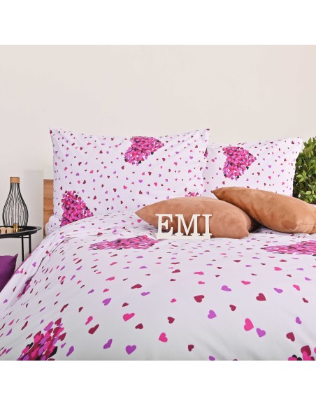 Lenjerie de pat Romance violet EMI