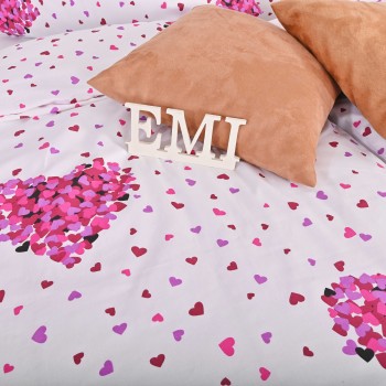 Lenjerie de pat Romance violet EMI