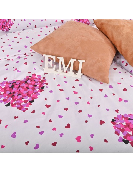 Lenjerie de pat Romance violet EMI