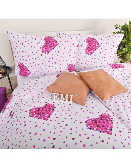 Lenjerie de pat Romance violet EMI