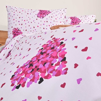 Lenjerie de pat Romance violet EMI