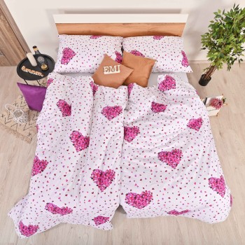 Lenjerie de pat Romance violet EMI