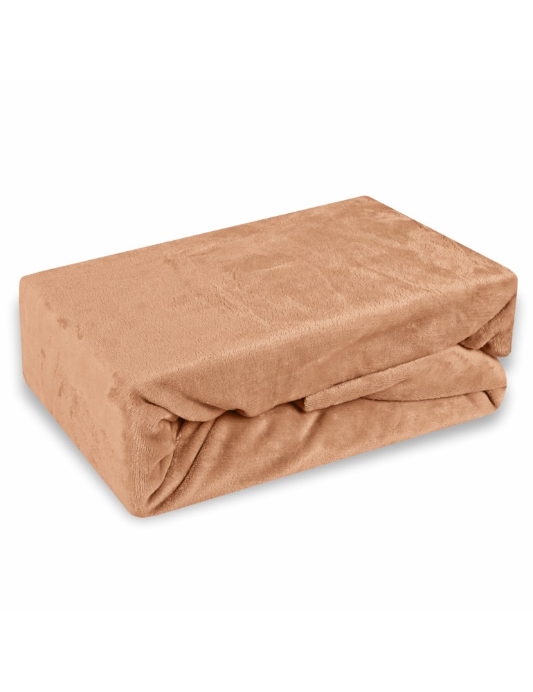 Cearșaf de pat Microplush maro EMI