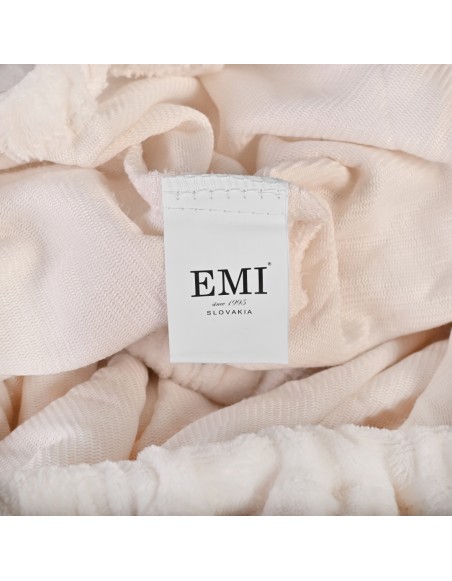 Cearșaf de pat din microfleece crem EMI