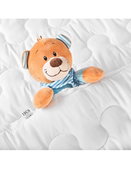 Pilotă de pătuț și pernă 90x130 + 45x65 anti-alergie EMI