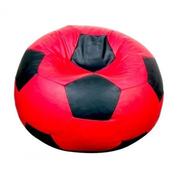 Scaune sac mingea de fotbal roșu-negru EMI