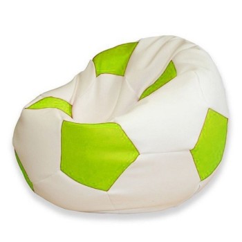 Scaun sac mingea de fotbal alb-lime EMI