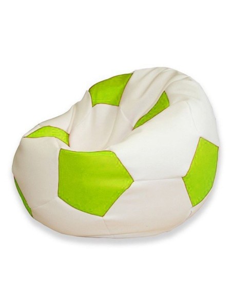 Scaun sac mingea de fotbal alb-lime EMI